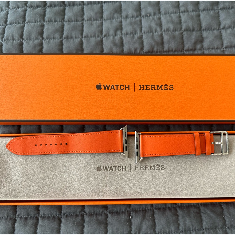 Hermes Apple Leather Watch Band